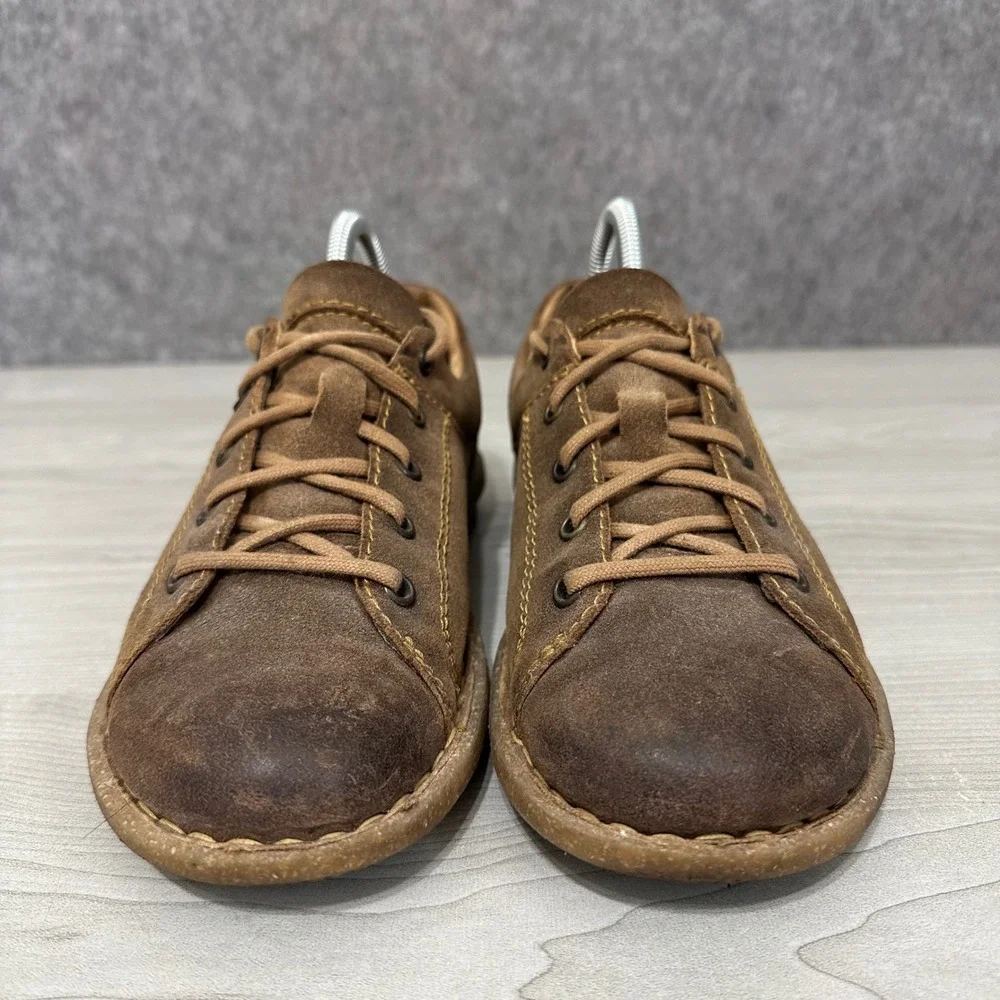Born Trevan Lace Up Shoes Womens‎ 9 Brown Suede Leather Comfort Opanka